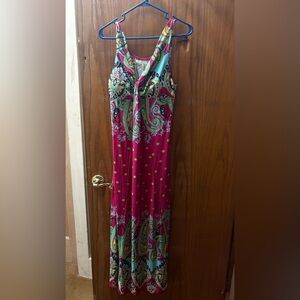 Vibrant Paisley Maxi Dress